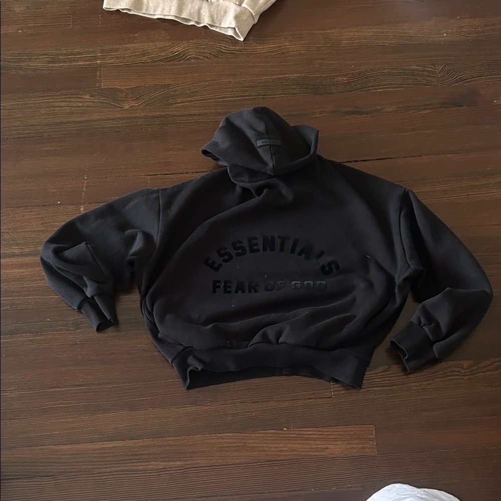 Fear of God Essentials Black Hoodie